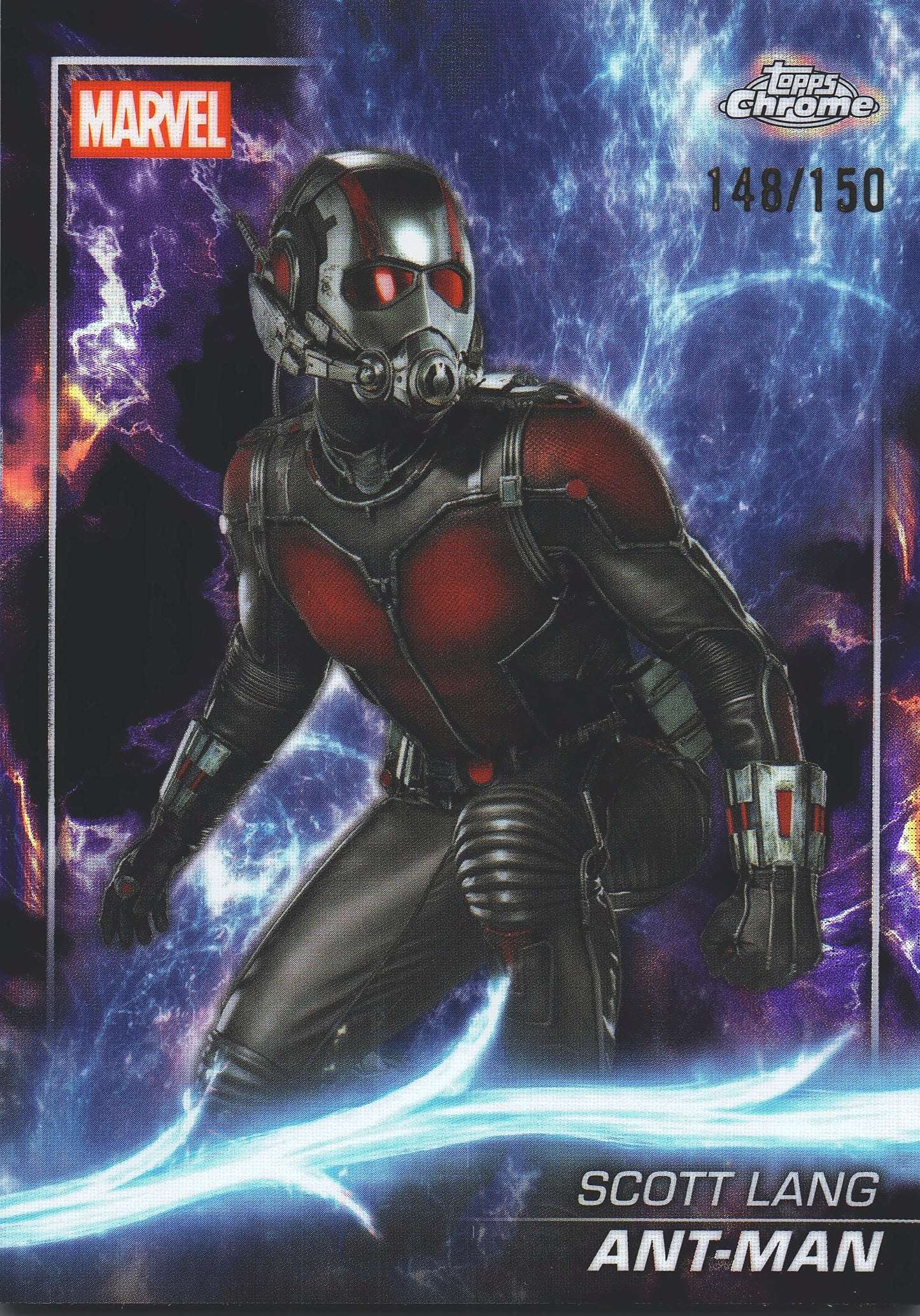 2025 Topps Chrome Marvel Studios Agatha Lava Refractor /150 Ant-Man #57