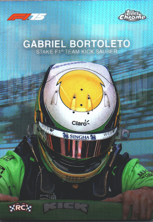 2025 Topps Chrome Formula 1 Helmet Gabriel Bortoleto #HC-10 Sauber
