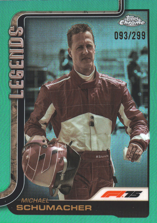 2025 Topps Chrome Formula 1 Teal /299 Mick Schumacher #158 Ferrari