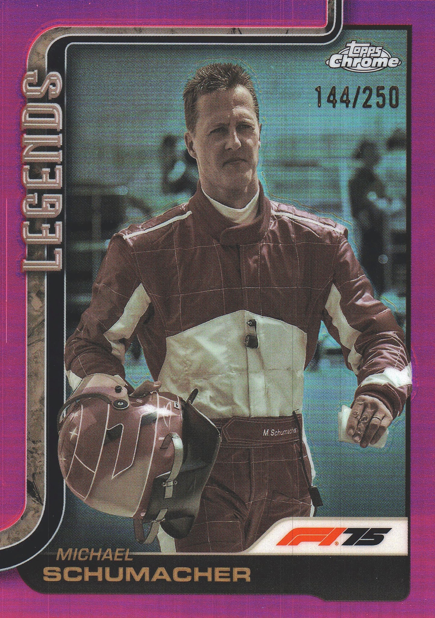 2025 Topps Chrome Formula 1 Pink /250 Mick Schumacher #158 Ferrari
