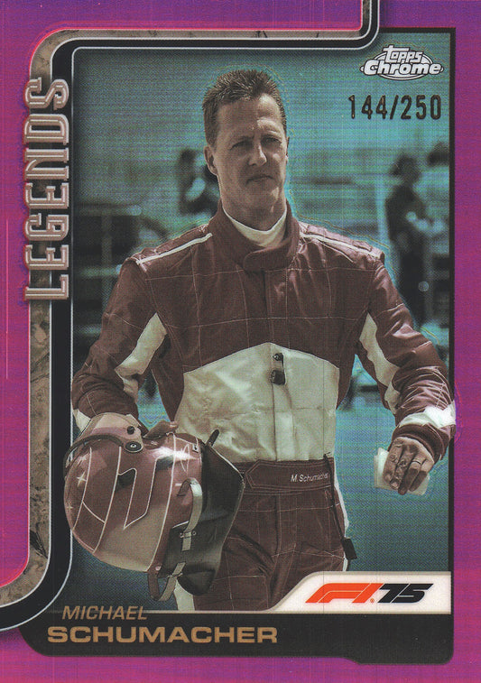 2025 Topps Chrome Formula 1 Pink /250 Mick Schumacher #158 Ferrari