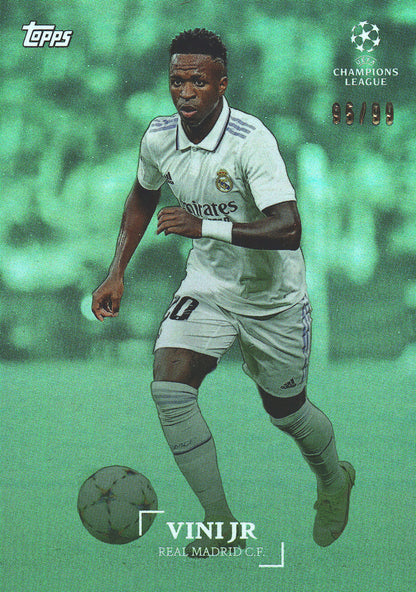 2022 Topps Simplicidad Green /99 Vinicius Jr Real Madrid