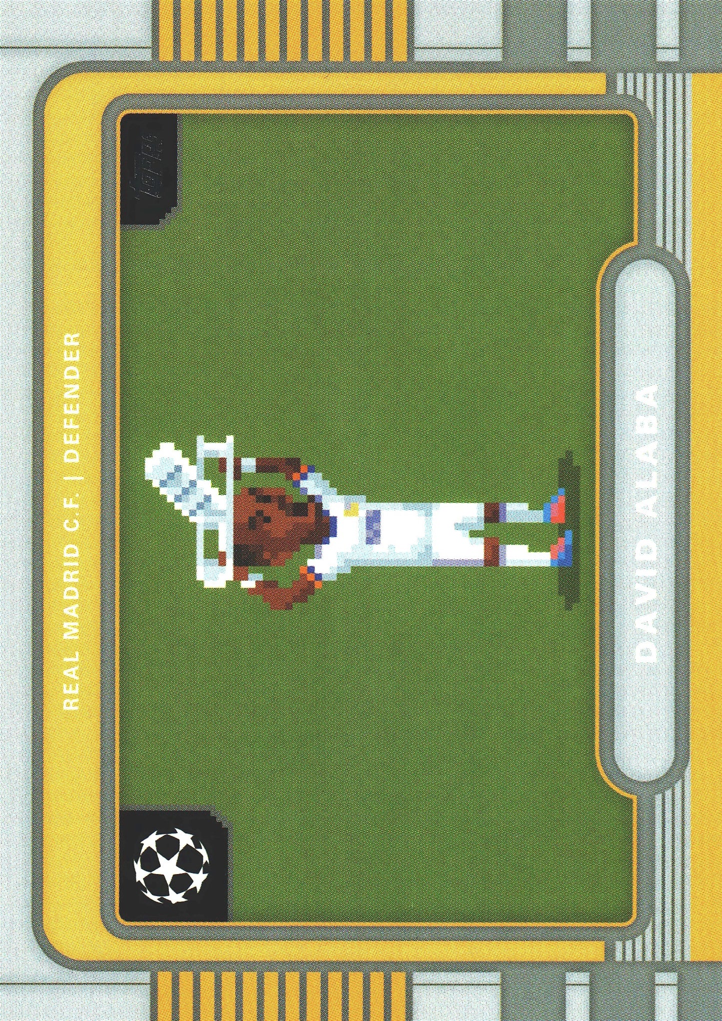 2025 Topps UCC 8-Bit Shots David Alaba #8B-1 Real Madrid CF