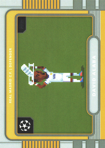 2025 Topps UCC 8-Bit Shots David Alaba #8B-1 Real Madrid CF