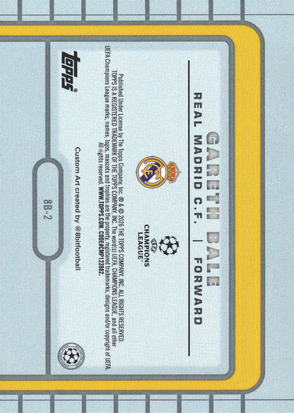 2025 Topps UCC 8-Bit Shots Gareth Bale #8B-2 Real Madrid CF