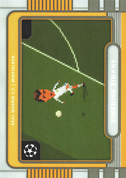 2025 Topps UCC 8-Bit Shots Zinedine Zidane #8B-8 Real Madrid CF