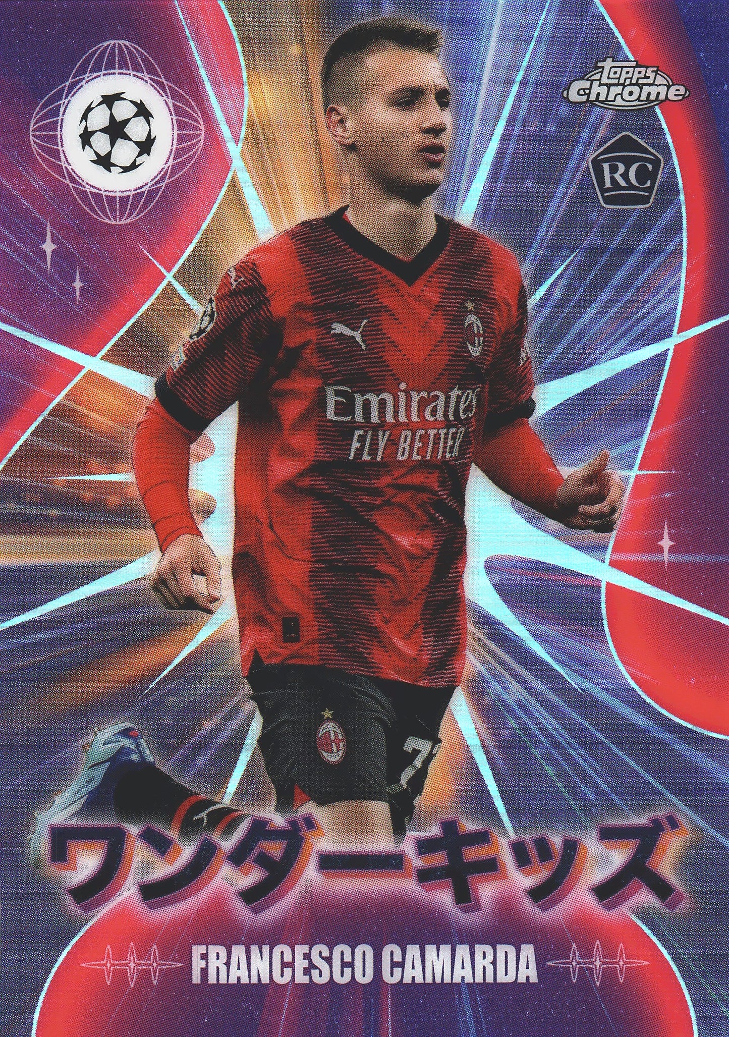 2023 Topps UCC RC Wonderkids Japan Francesco Camarda #68 AC Milan