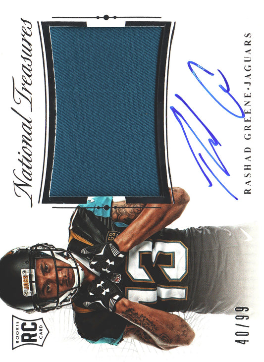 2015 Panini National Treasures RPA RC /99 Rashad Greene #RMSR-RG Jacksonville Jaguars