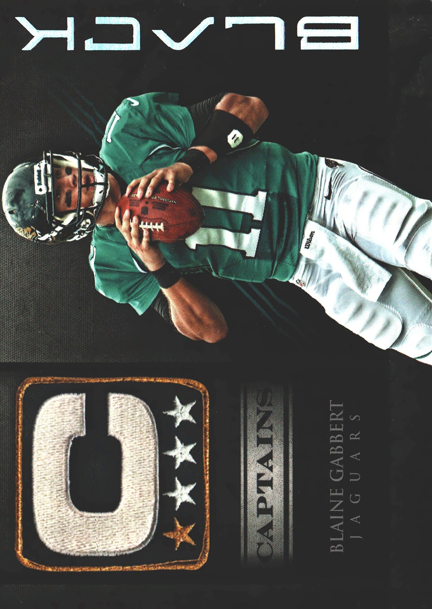 2012 Panini Black Captains /349 Blaine Gabbert #9 Jacksonville Jaguars