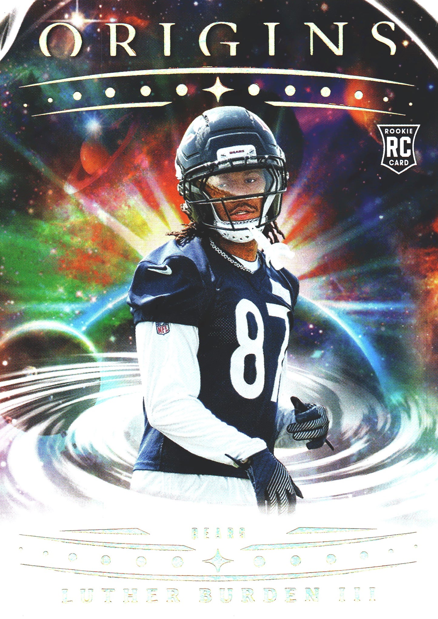 2025 Panini Origins Luther Burden III RC #147 Chicago Bears