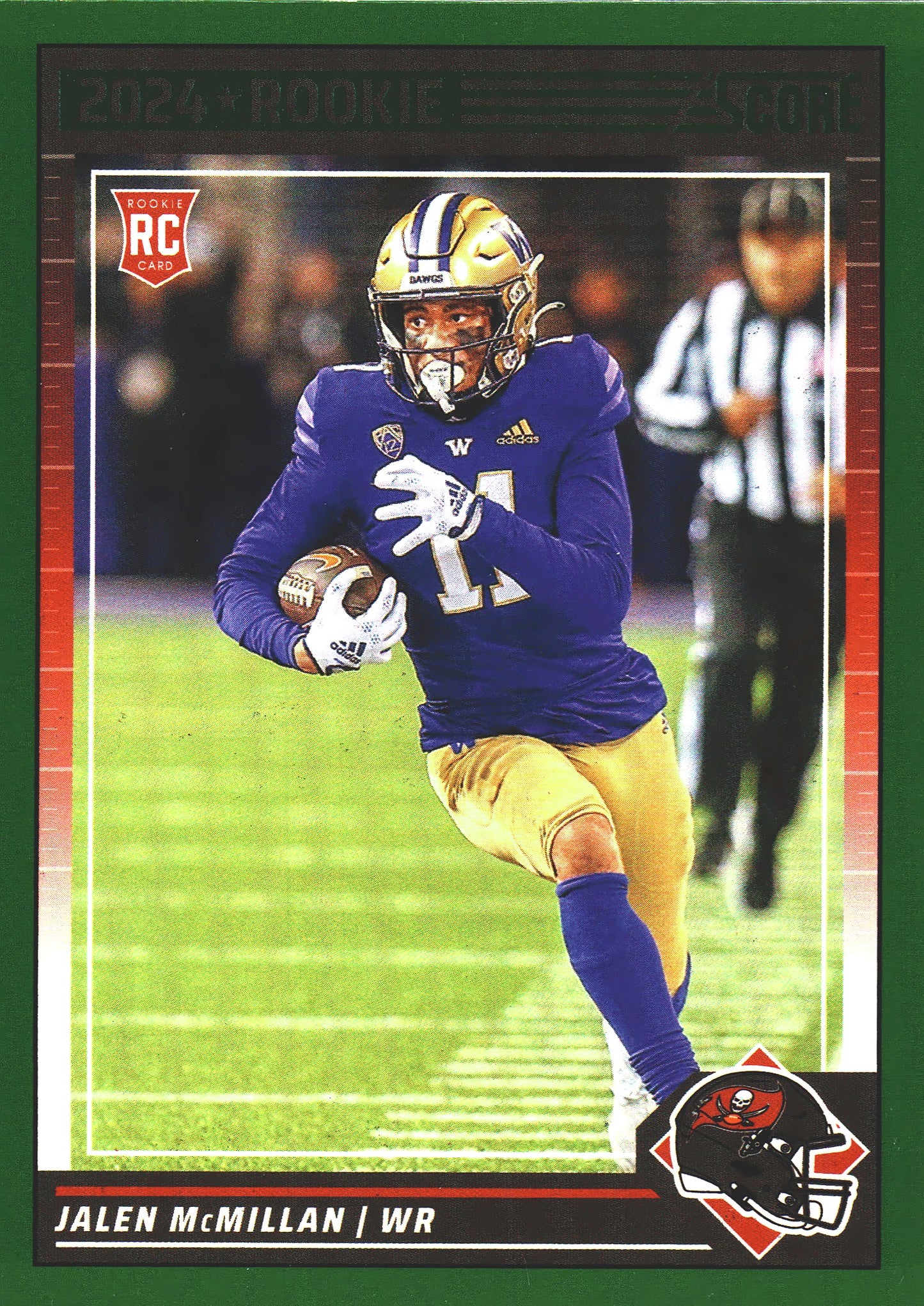 2024 Panini Score Green Jalen McMillan #380 Tampa Bay Buccaneers