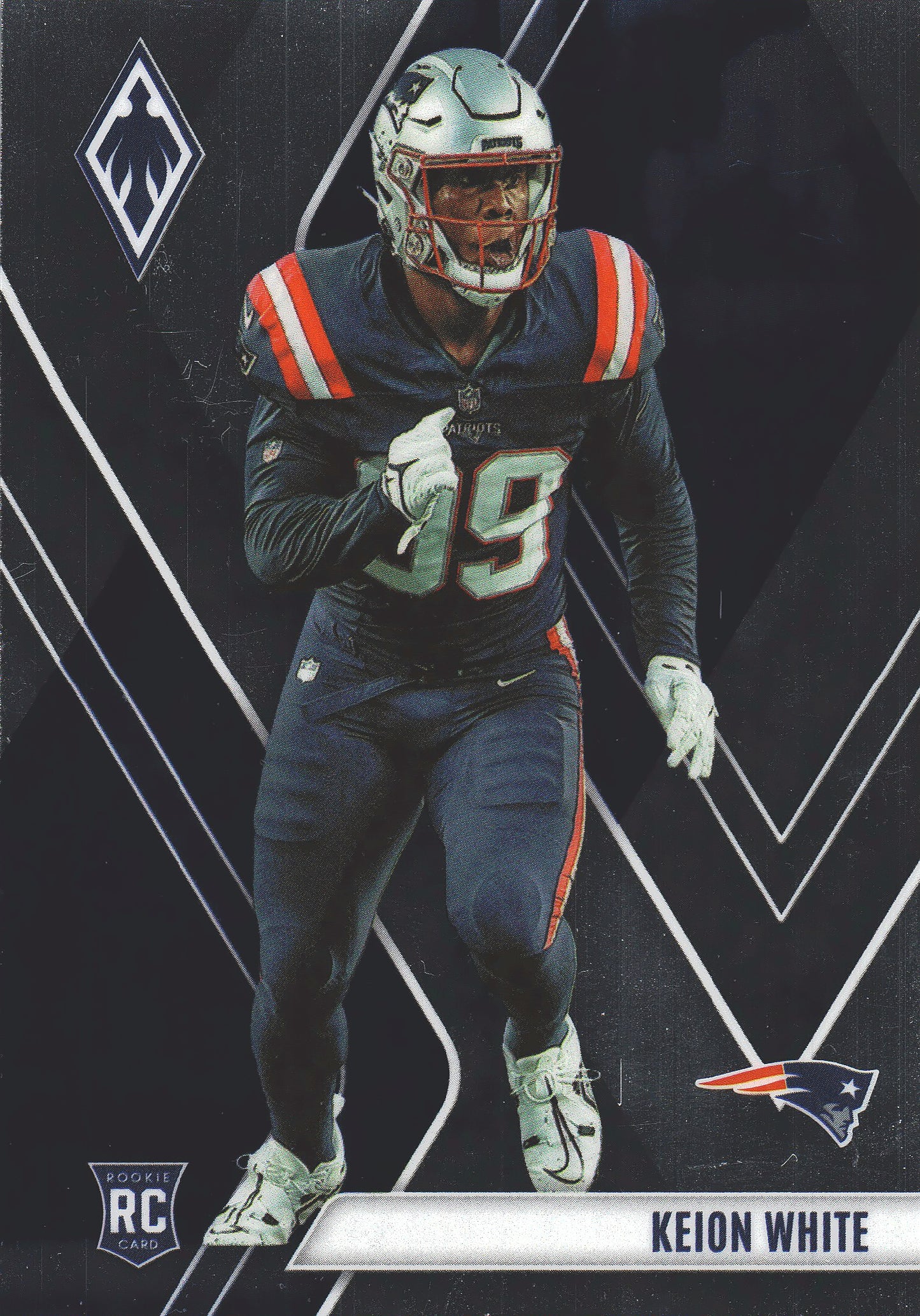 2023 Panini Phoenix Keion White RC #164 New England Patriots