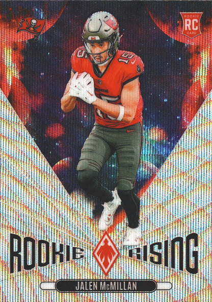 2024 Panini Phoenix Rookie Rising Wave Jalen McMillan RC #RR-JMN Tampa Bay Buccaneers