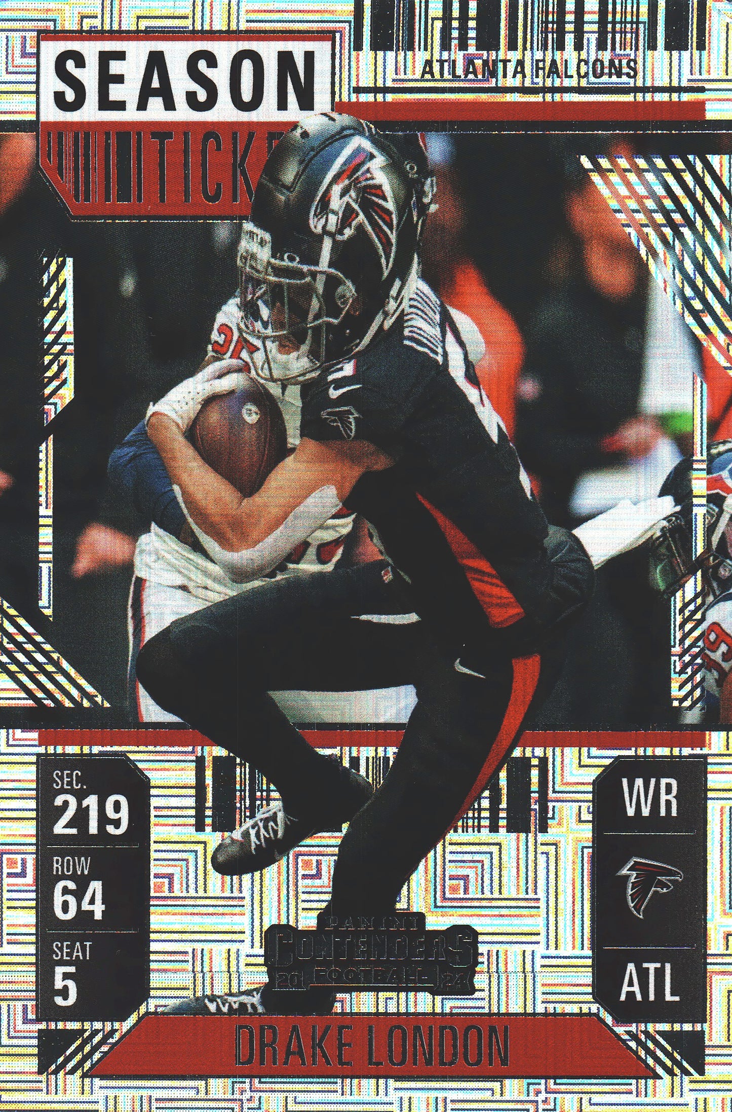 2024 Panini Contenders Mojo Drake London #5 Atlanta Falcons