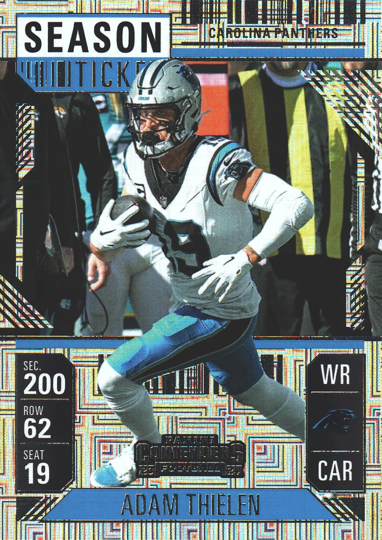 2024 Panini Contenders Mojo Adam Thielen #15 Carolina Panthers