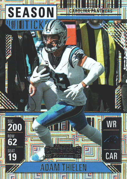2024 Panini Contenders Mojo Adam Thielen #15 Carolina Panthers