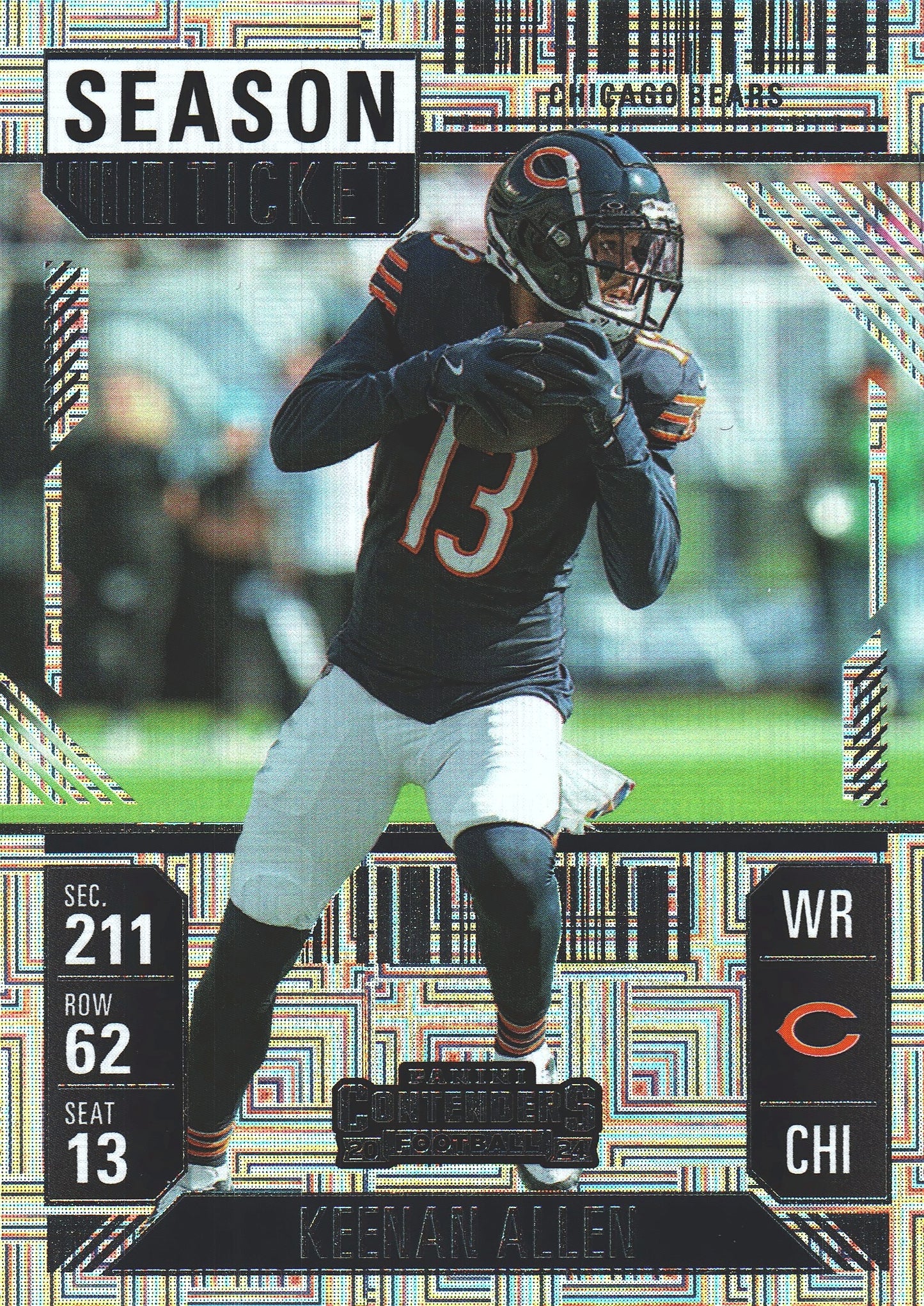 2024 Panini Contenders Mojo Keenan Allen #17 Chicago Bears