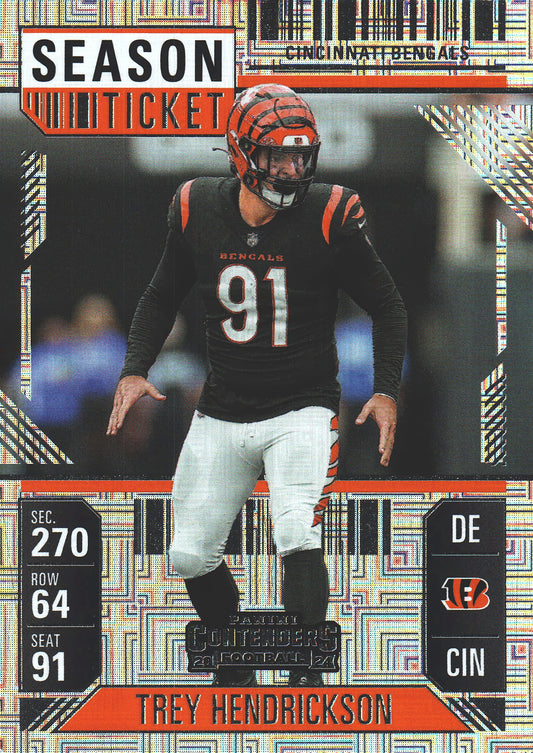 2024 Panini Contenders Mojo Trey Hendrickson #19 Cincinnati Bengals