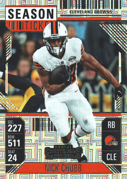 2024 Panini Contenders Mojo Nick Chubb #23 Cleveland Browns