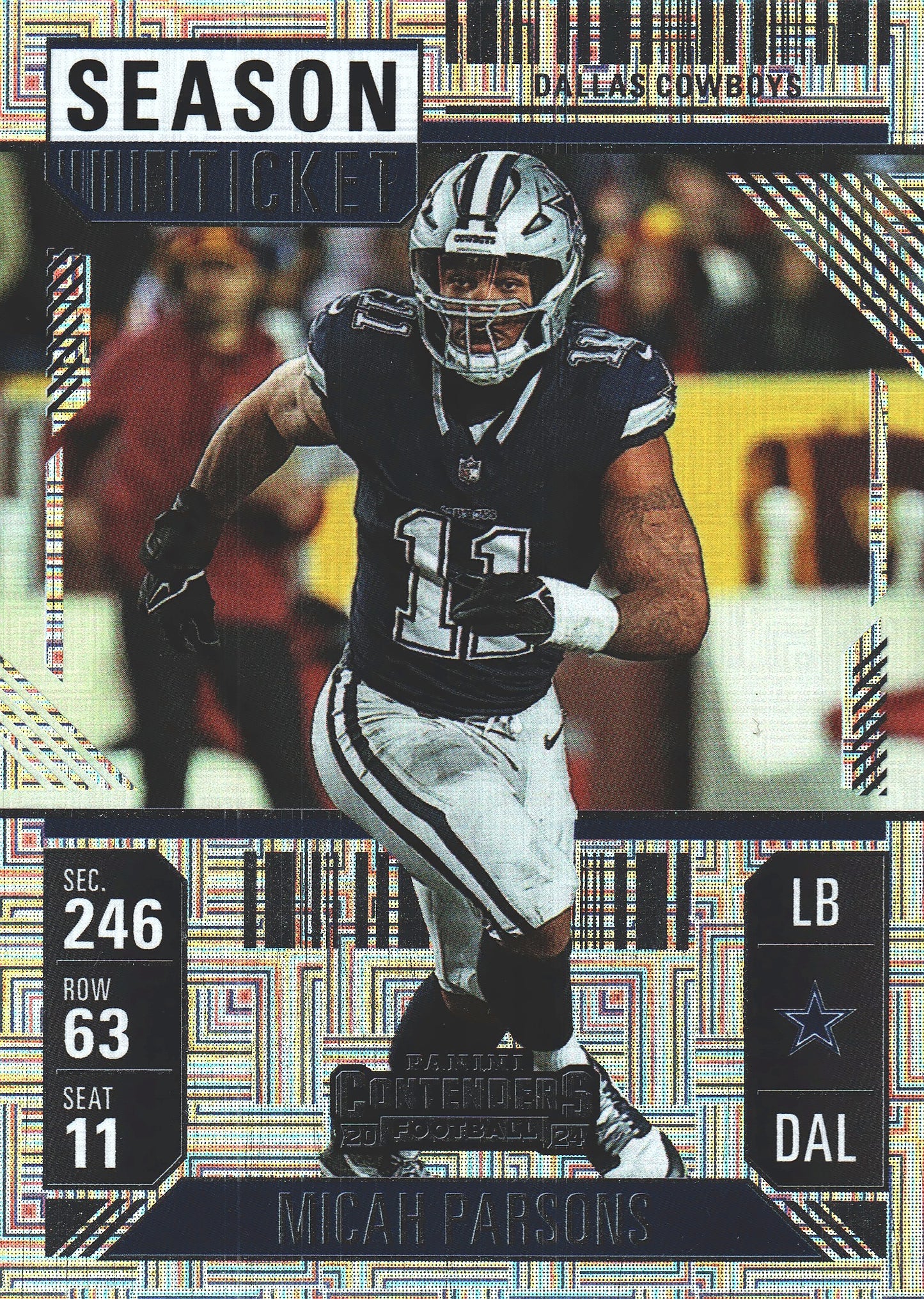 2024 Panini Contenders Mojo Micah Parsons #27 Dallas Cowboys