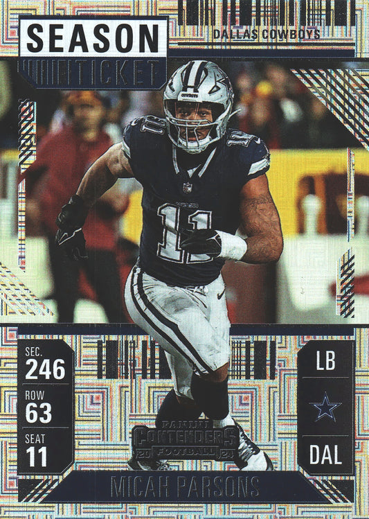 2024 Panini Contenders Mojo Micah Parsons #27 Dallas Cowboys