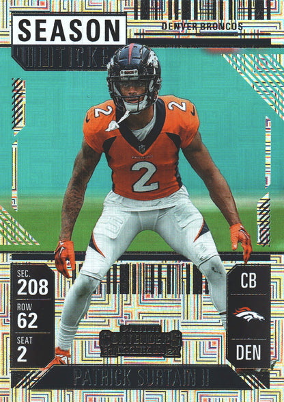 2024 Panini Contenders Mojo Patrick Surtain II #30 Denver Broncos
