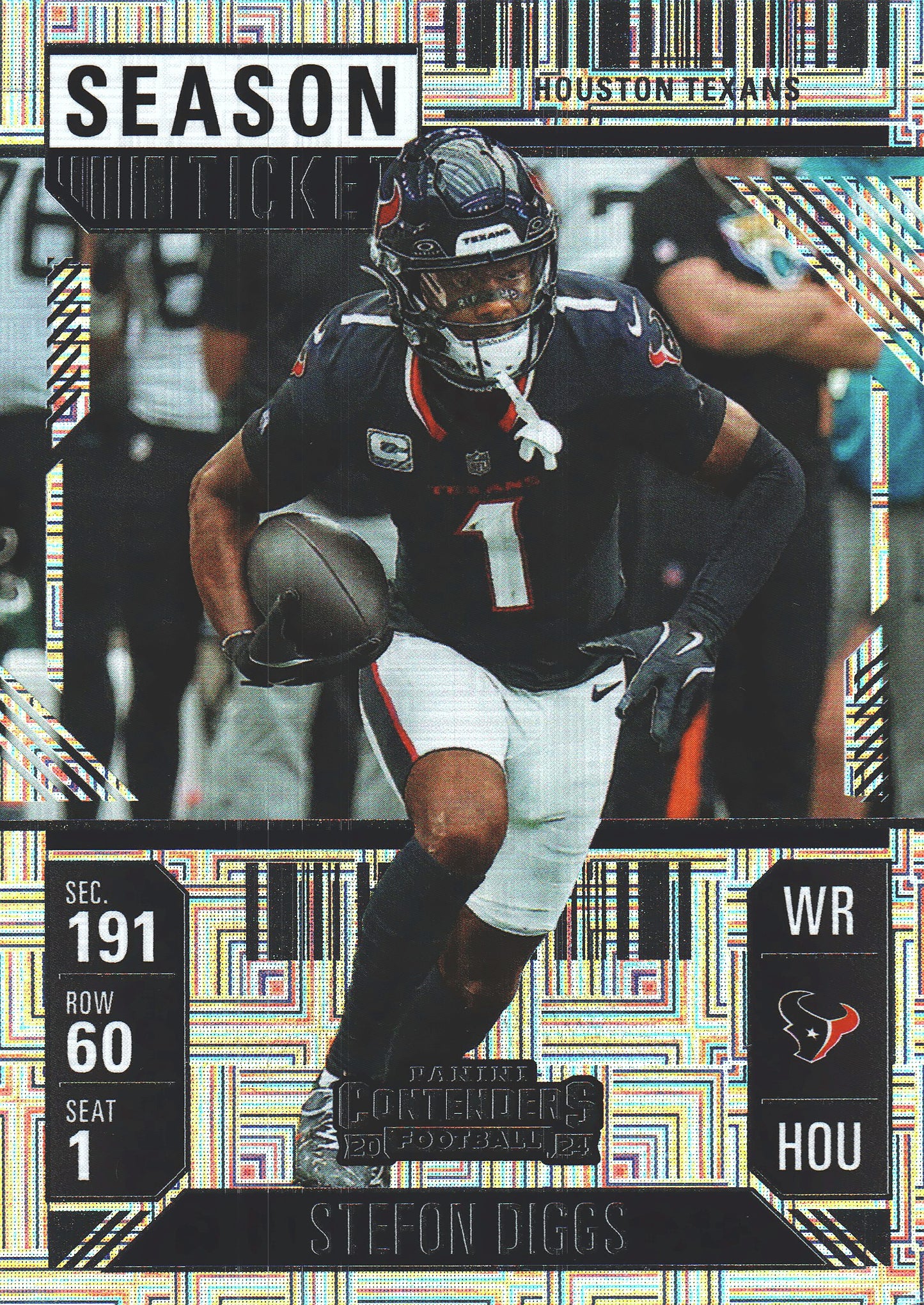 2024 Panini Contenders Mojo Stefon Diggs #40 Houston Texans