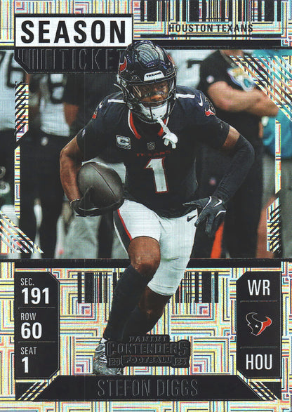 2024 Panini Contenders Mojo Stefon Diggs #40 Houston Texans