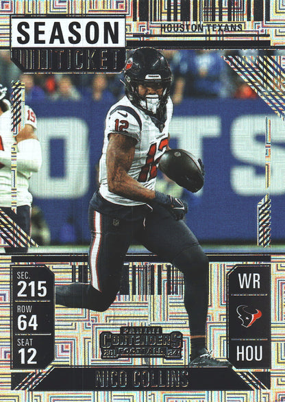 2024 Panini Contenders Mojo Nico Collins #41 Houston Texans