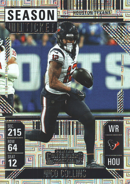 2024 Panini Contenders Mojo Nico Collins #41 Houston Texans