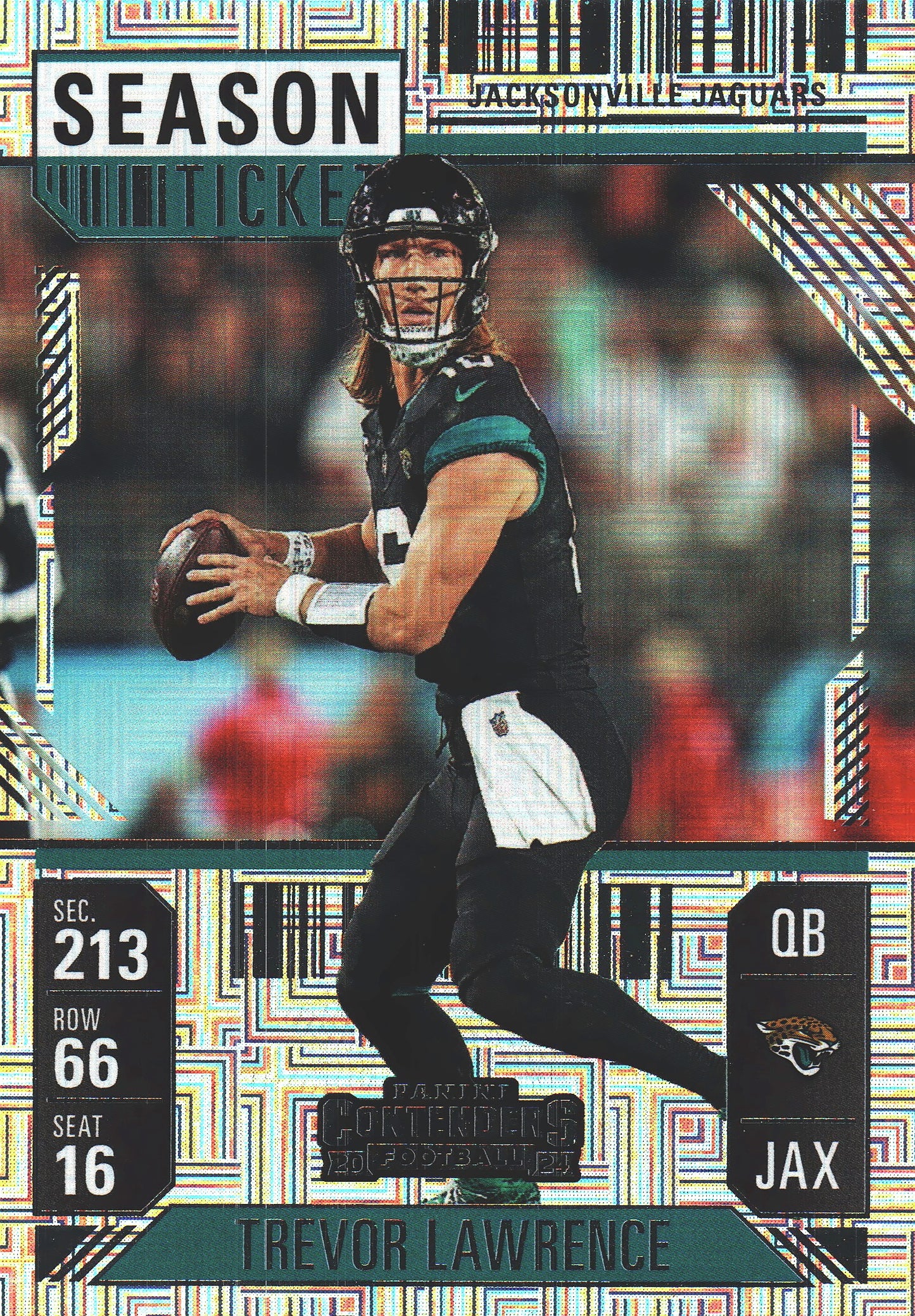 2024 Panini Contenders Mojo Trevor Lawrence #46 Jacksonville Jaguars