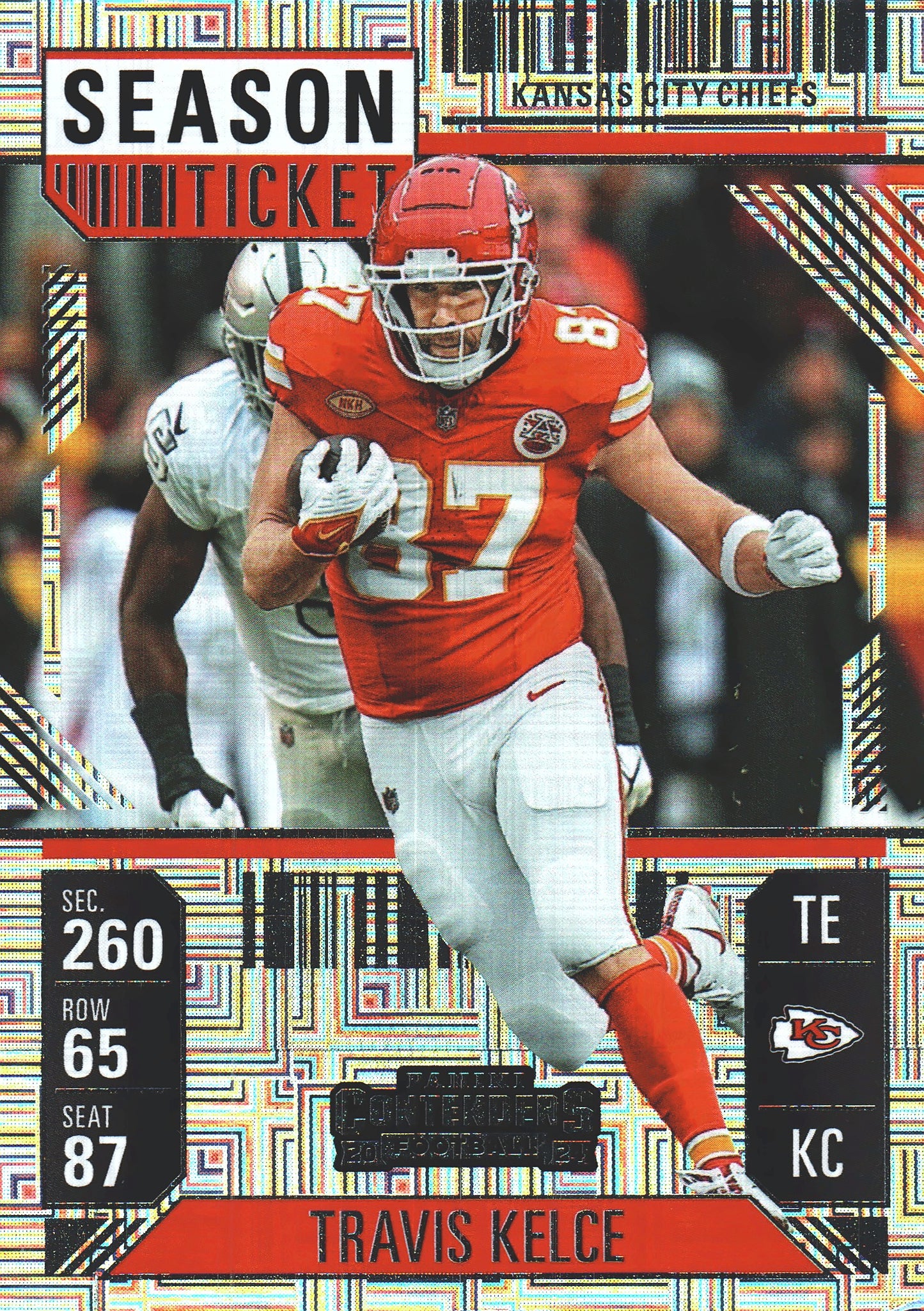 2024 Panini Contenders Mojo Travis Kelce #48 Kansas City Chiefs