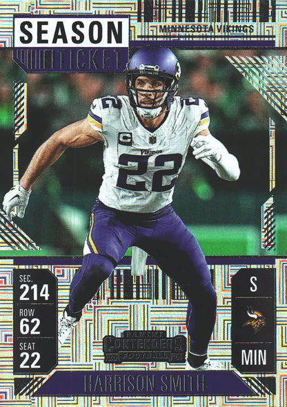 2024 Panini Contenders Mojo Harrison Smith #66 Minnesota Vikings
