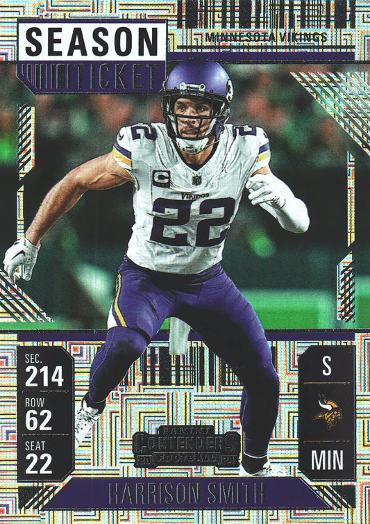 2024 Panini Contenders Mojo Harrison Smith #66 Minnesota Vikings