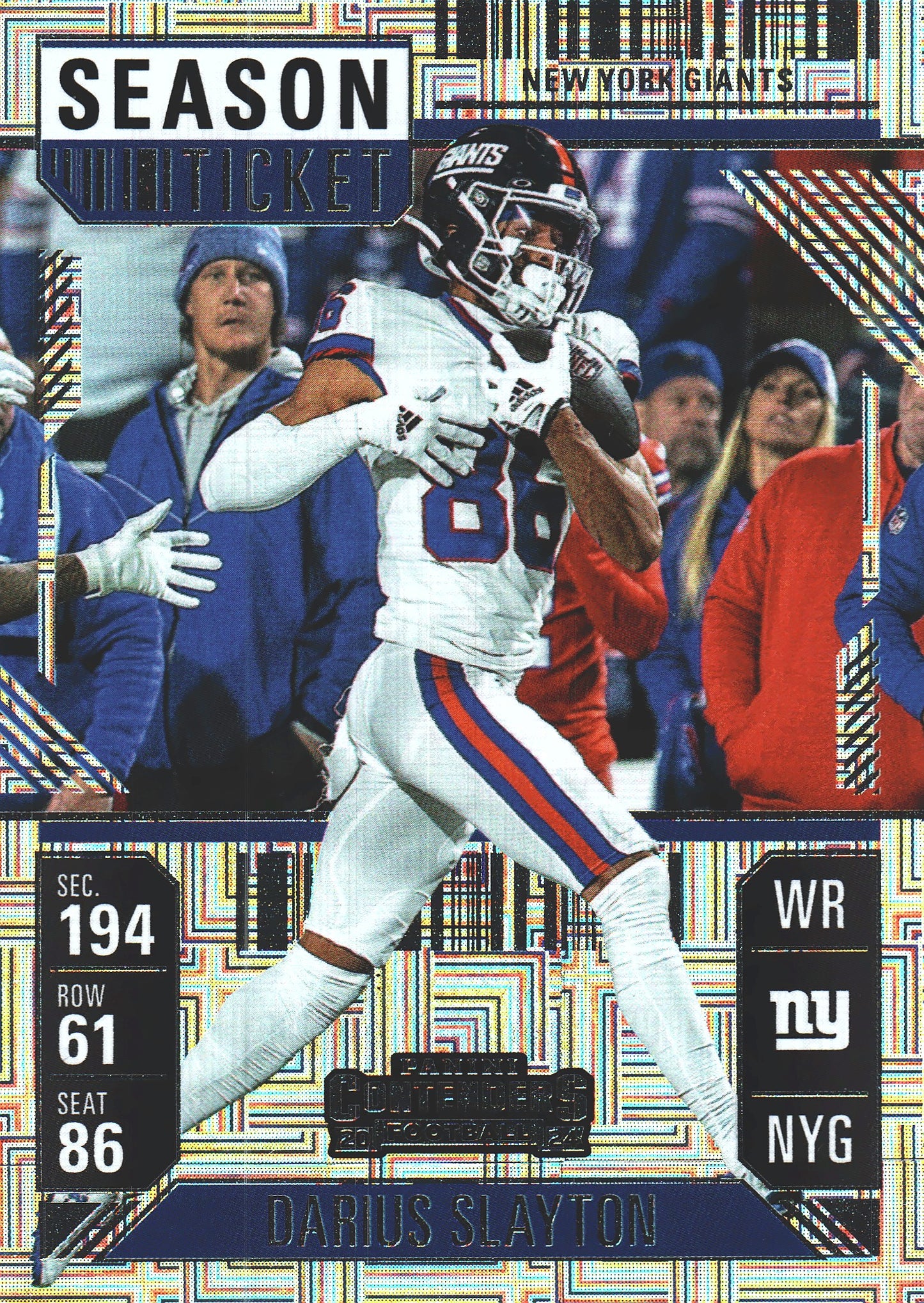 2024 Panini Contenders Mojo Darius Slayton #75 New York Giants
