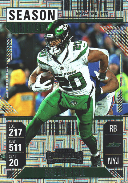 2024 Panini Contenders Mojo Breece Hall #76 New York Jets