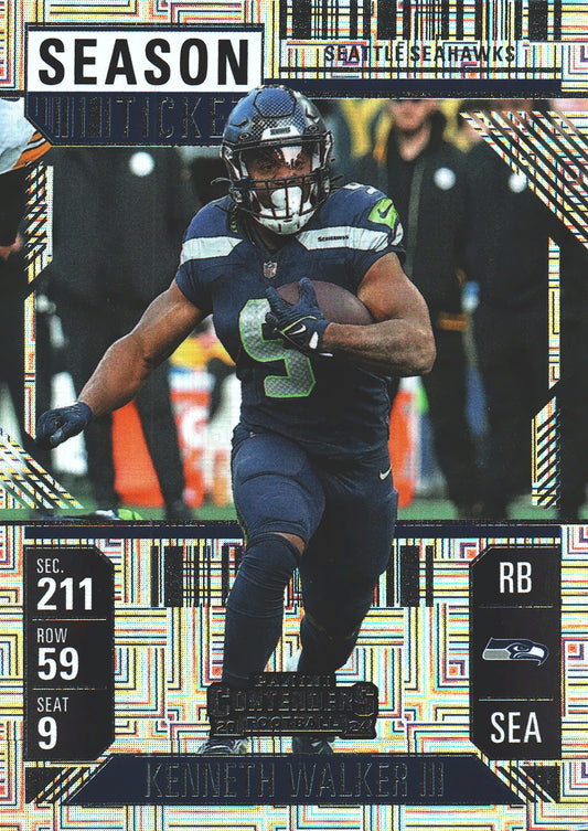 2024 Panini Contenders Mojo Kenneth Walker III #89 Seattle Seahawks
