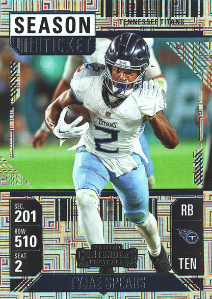 2024 Panini Contenders Mojo Tyjae Spears #96 Tennessee Titans