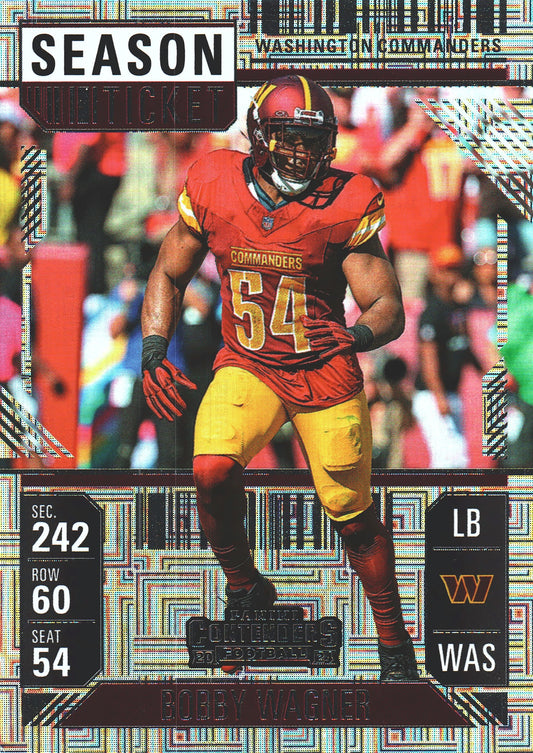 2024 Panini Contenders Mojo Bobby Wagner #100 Washington Commanders