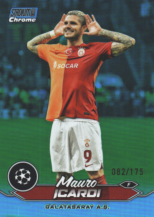 2023 Topps Chrome Stadium Club UCC Royal Blue /175 Mauro Icardi #69 Galatasaray