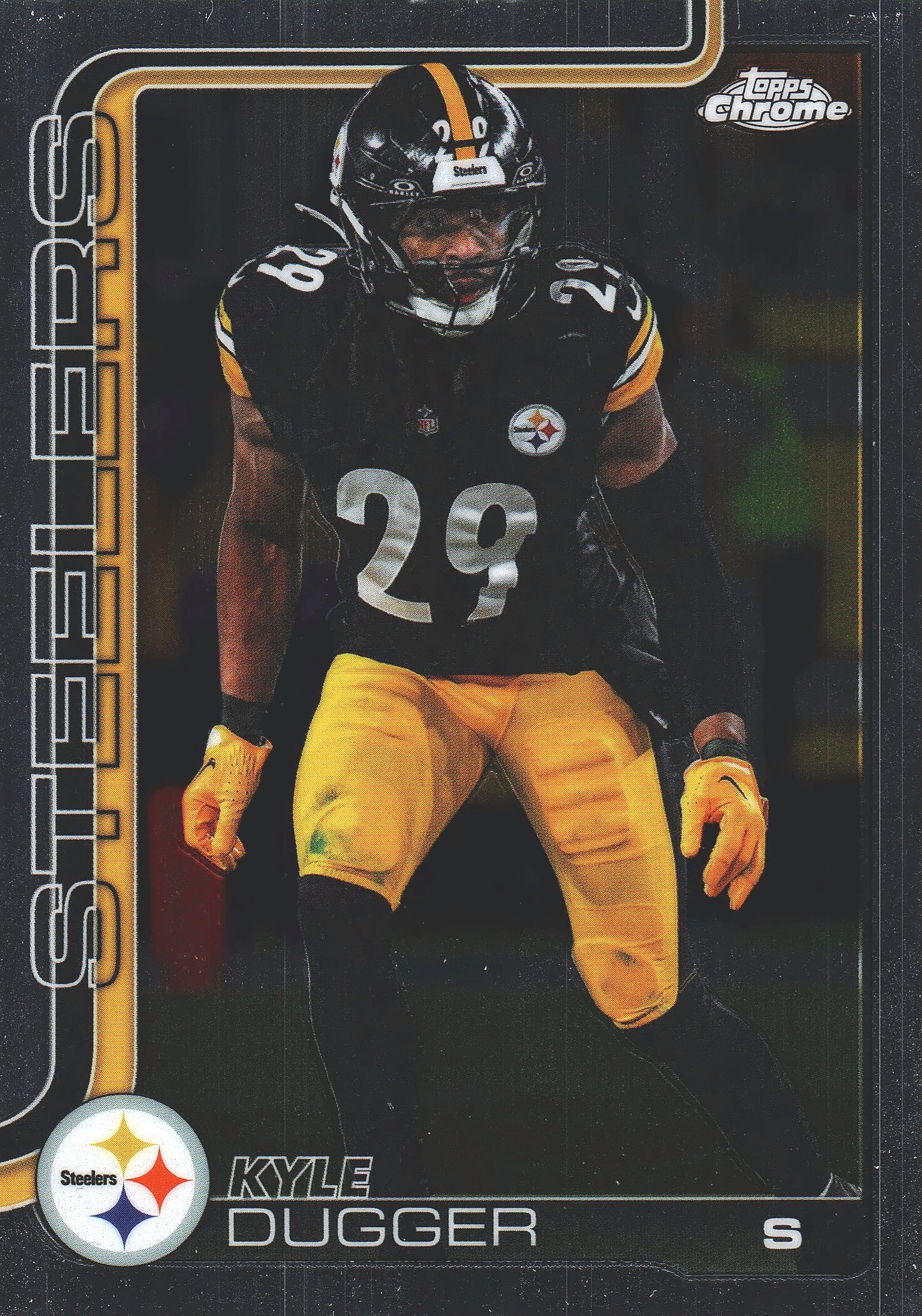 2025 Topps Chrome NFL Kyle Dugger #211 Pittsburgh Steelers