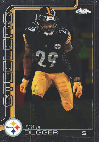 2025 Topps Chrome NFL Kyle Dugger #211 Pittsburgh Steelers