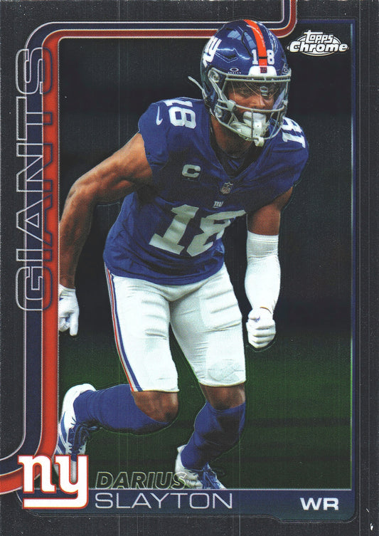 2025 Topps Chrome NFL Darius Slayton #226 New York Giants