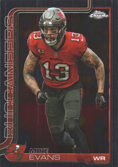 2025 Topps Chrome NFL Mike Evans #282 Tampa Bay Buccaneers