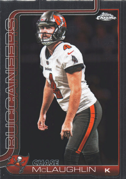 2025 Topps Chrome NFL Chase McLaughlin #288 Tampa Bay Buccaneers