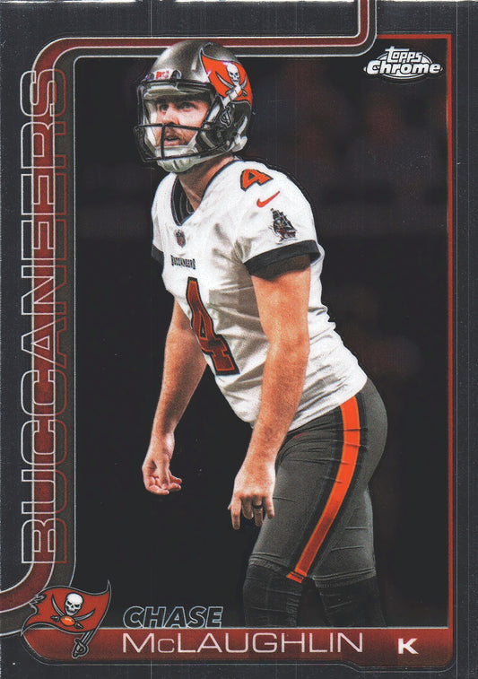 2025 Topps Chrome NFL Chase McLaughlin #288 Tampa Bay Buccaneers