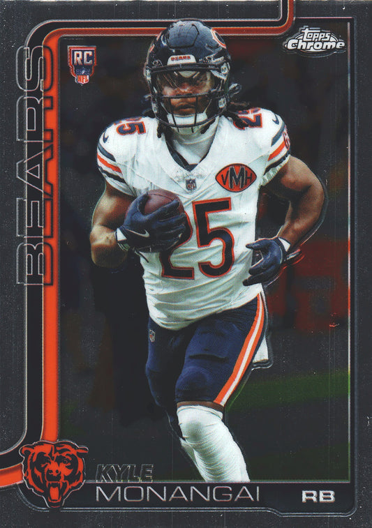 2025 Topps Chrome NFL Kyle Monangai RC #382 Chicago Bears
