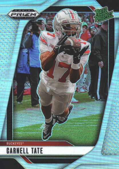2025 Panini Prizm Draft Picks Carnell Tate Silver #68 Ohio State Buckeyes