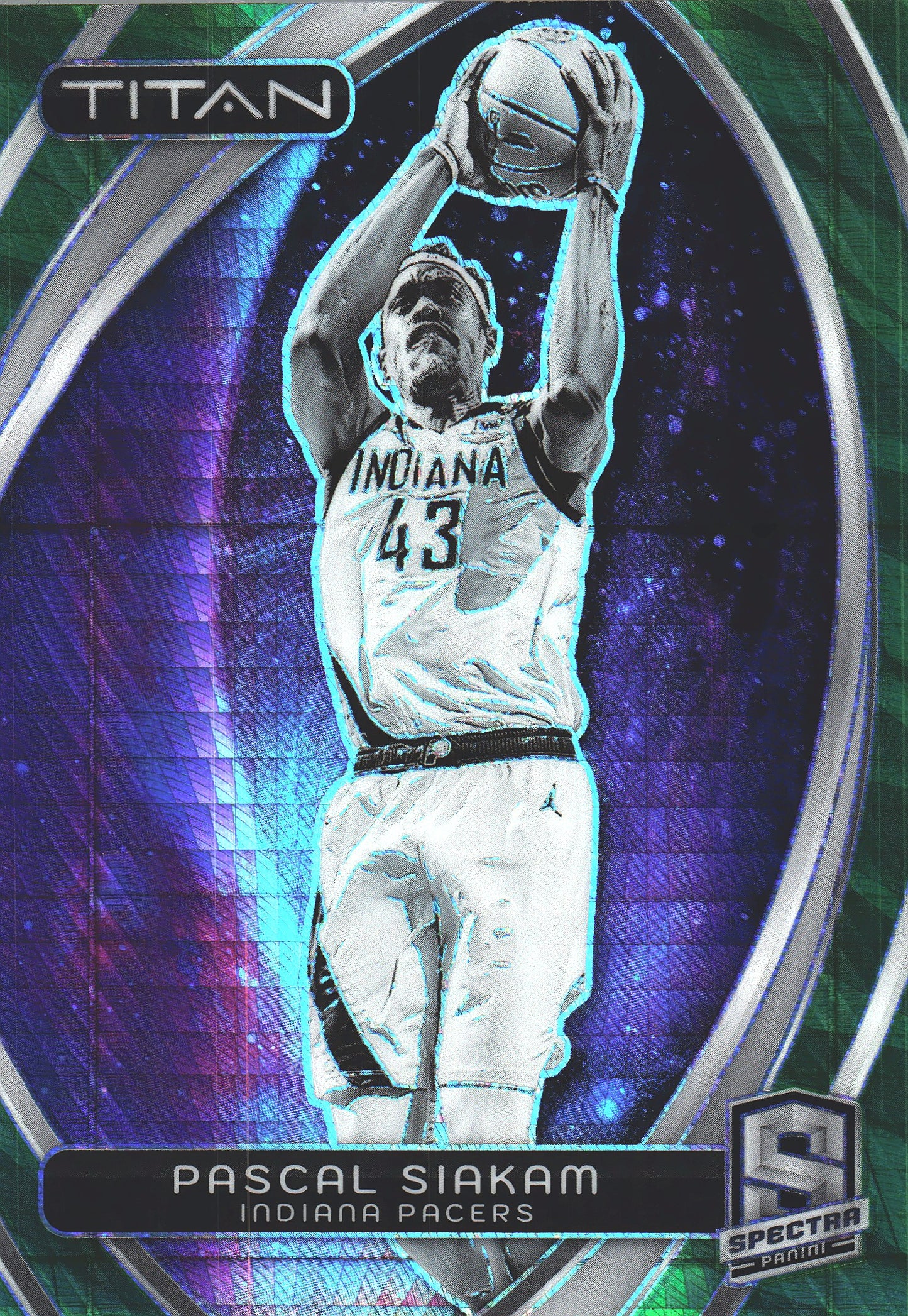 2023 Panini Spectra Titan Green /75 Pascal Siakam #32 Indiana Pacers