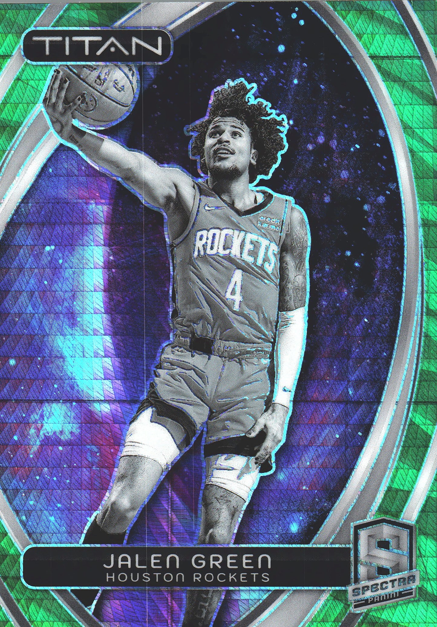 2023 Panini Spectra Titan Green /75 Jalen Green #61 Houston Rockets
